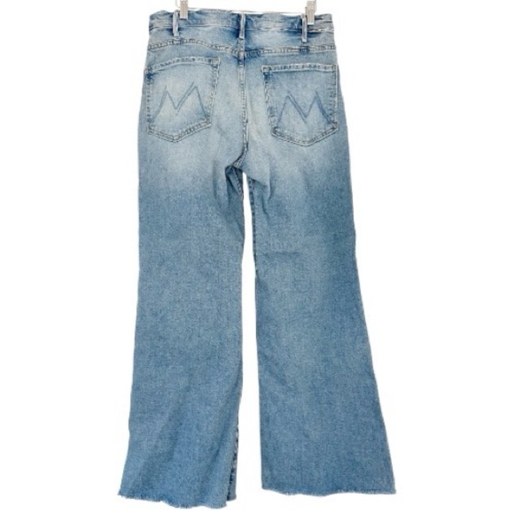 MOTHER Superior The Hustler Roller Fray Wide Leg Jeans I Confess - Picture 3 of 11